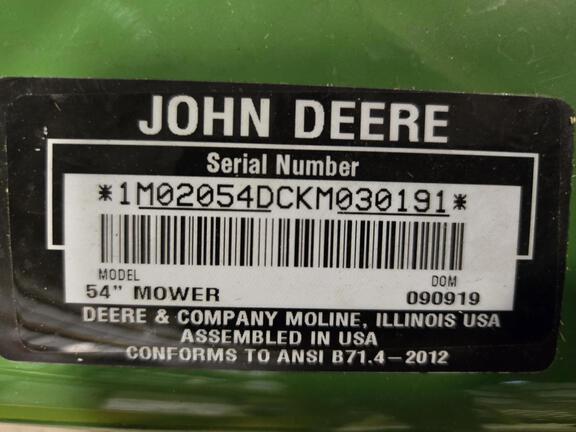 2019 John Deere 54D