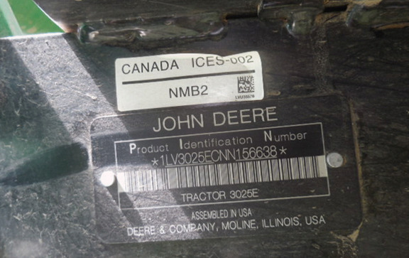 2022 John Deere 3025E