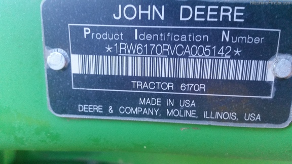 2012 John Deere 6170R