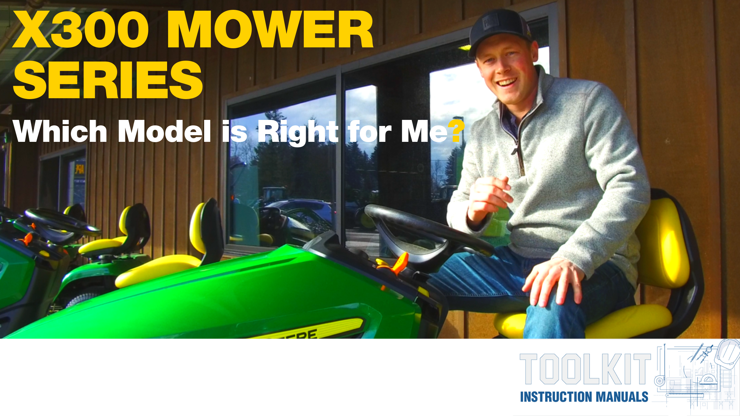 John Deere X300 Lawn Tractors
