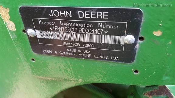 2011 John Deere 7260R
