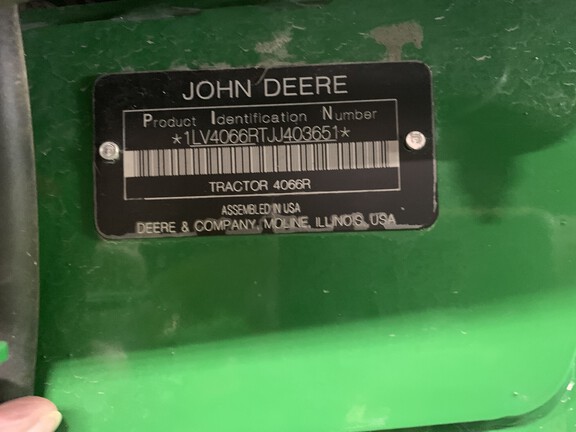 2018 John Deere 4066R