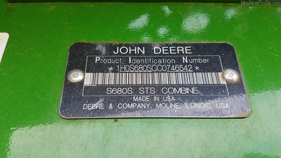 2012 John Deere S680