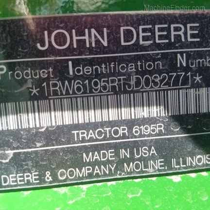 2018 John Deere 6195R