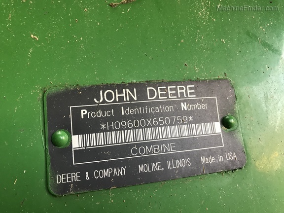 1993 John Deere 9600