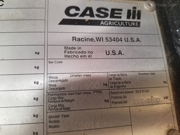 2011 Case 8120