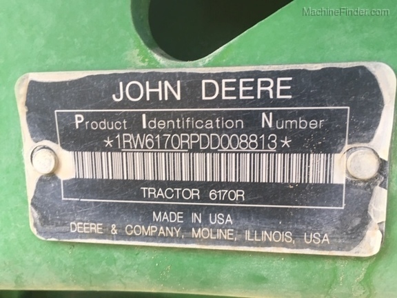 2013 John Deere 6170R