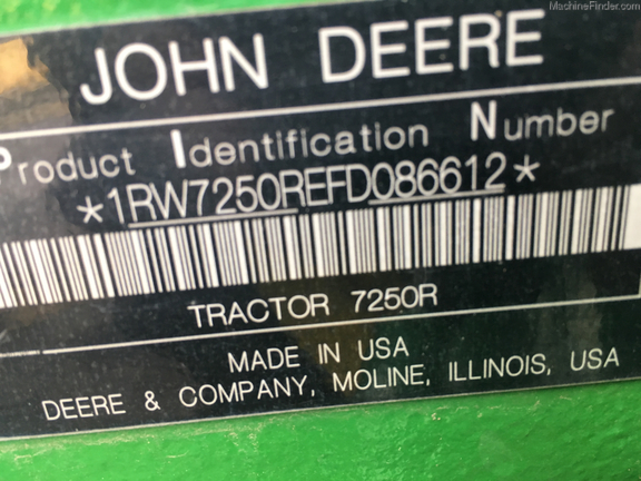 2015 John Deere 7250R