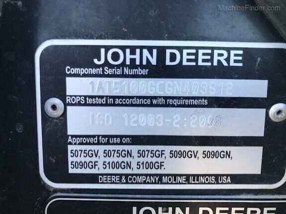 2017 John Deere 5100GN