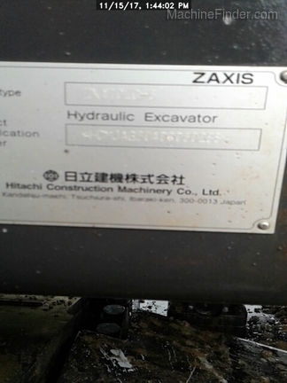 2017 Hitachi ZX4706