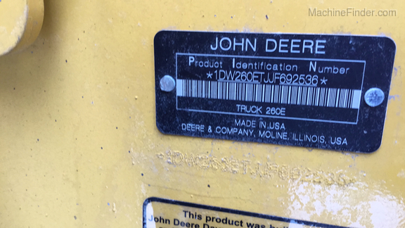 2019 John Deere 260E