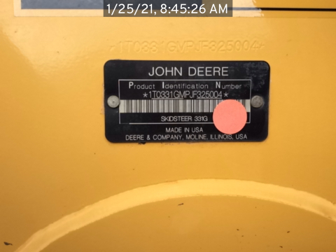 2018 John Deere 331G