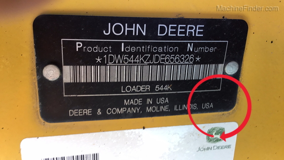 2014 John Deere 544K
