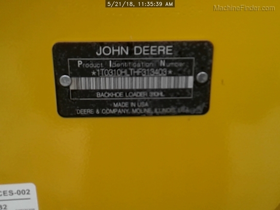 2017 John Deere 310HL
