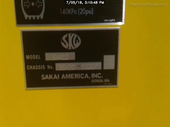 2016 Sakai SV412T