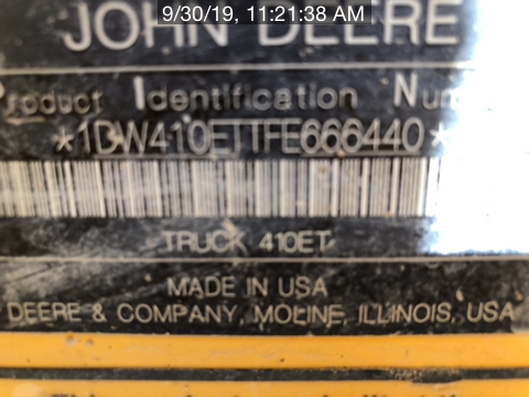 2015 John Deere 410E