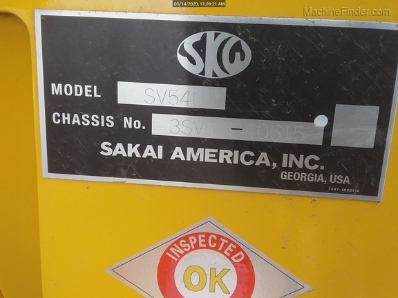 2018 Sakai SV540D