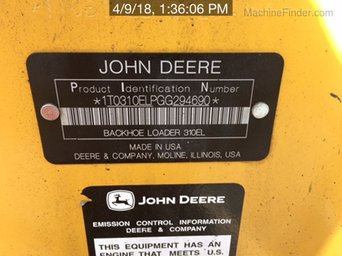 2017 John Deere 310LEP