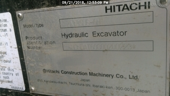 2018 Hitachi ZX1356