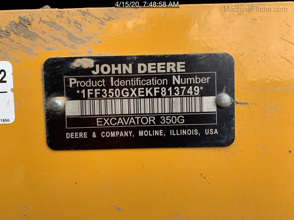 2019 John Deere 350GLC