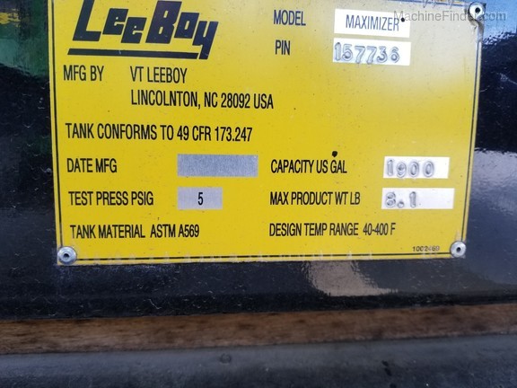 2017 Leeboy MAX 2B