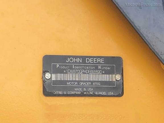 2013 John Deere 870G