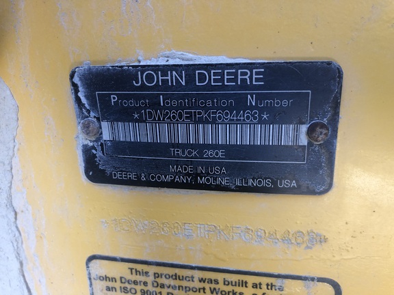 2019 John Deere 260E