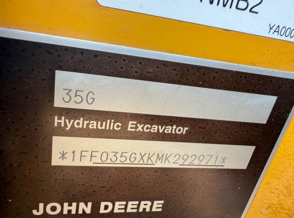 2021 John Deere 35G