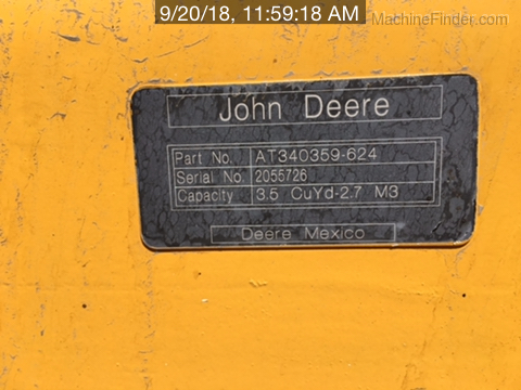 2016 John Deere 624K