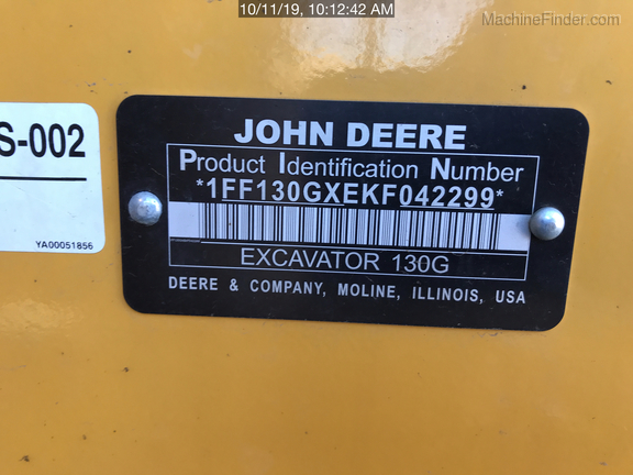 2019 John Deere 130GLC