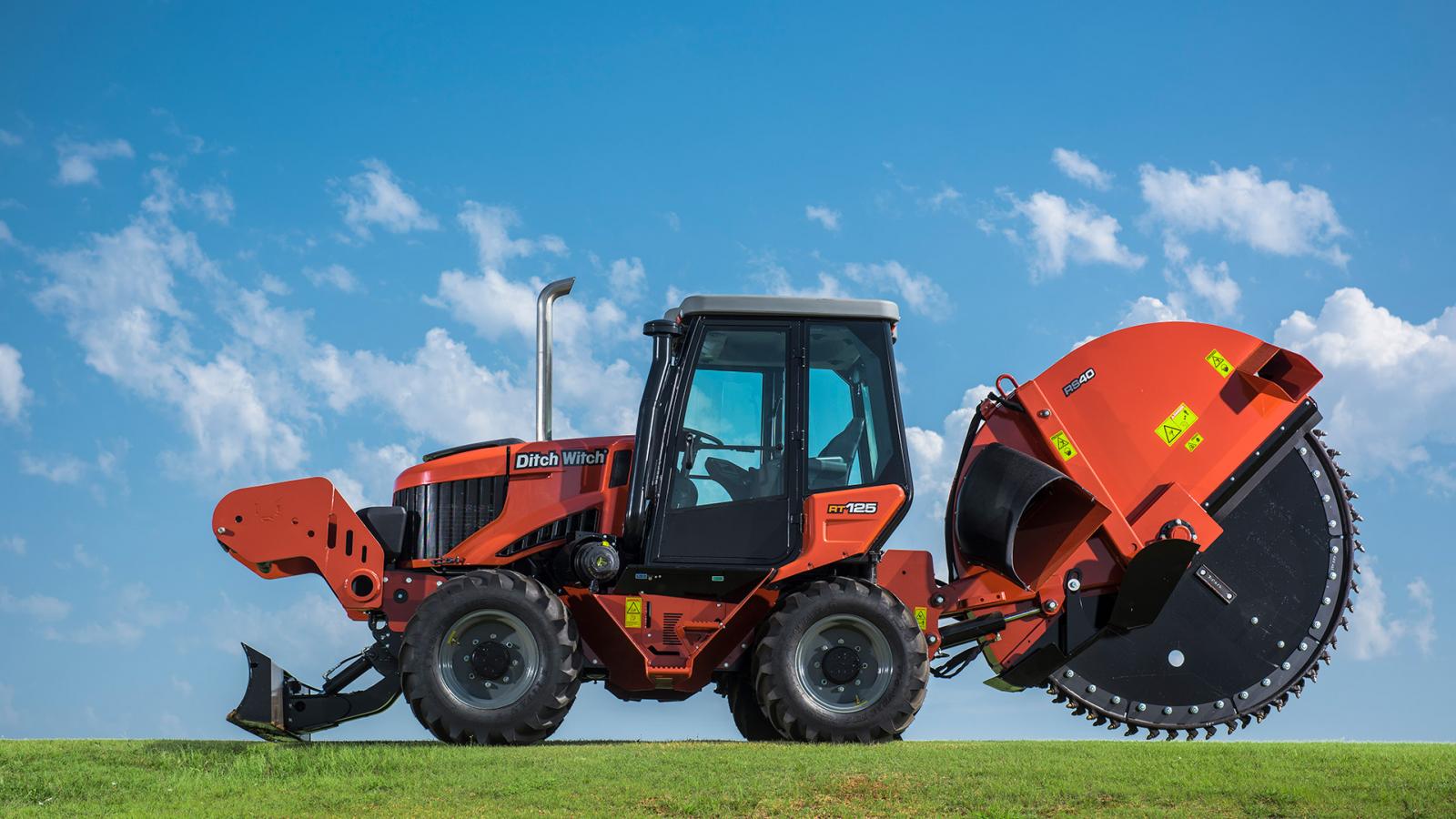 Ditch Witch RT125 RIDE-ON TRENCHER