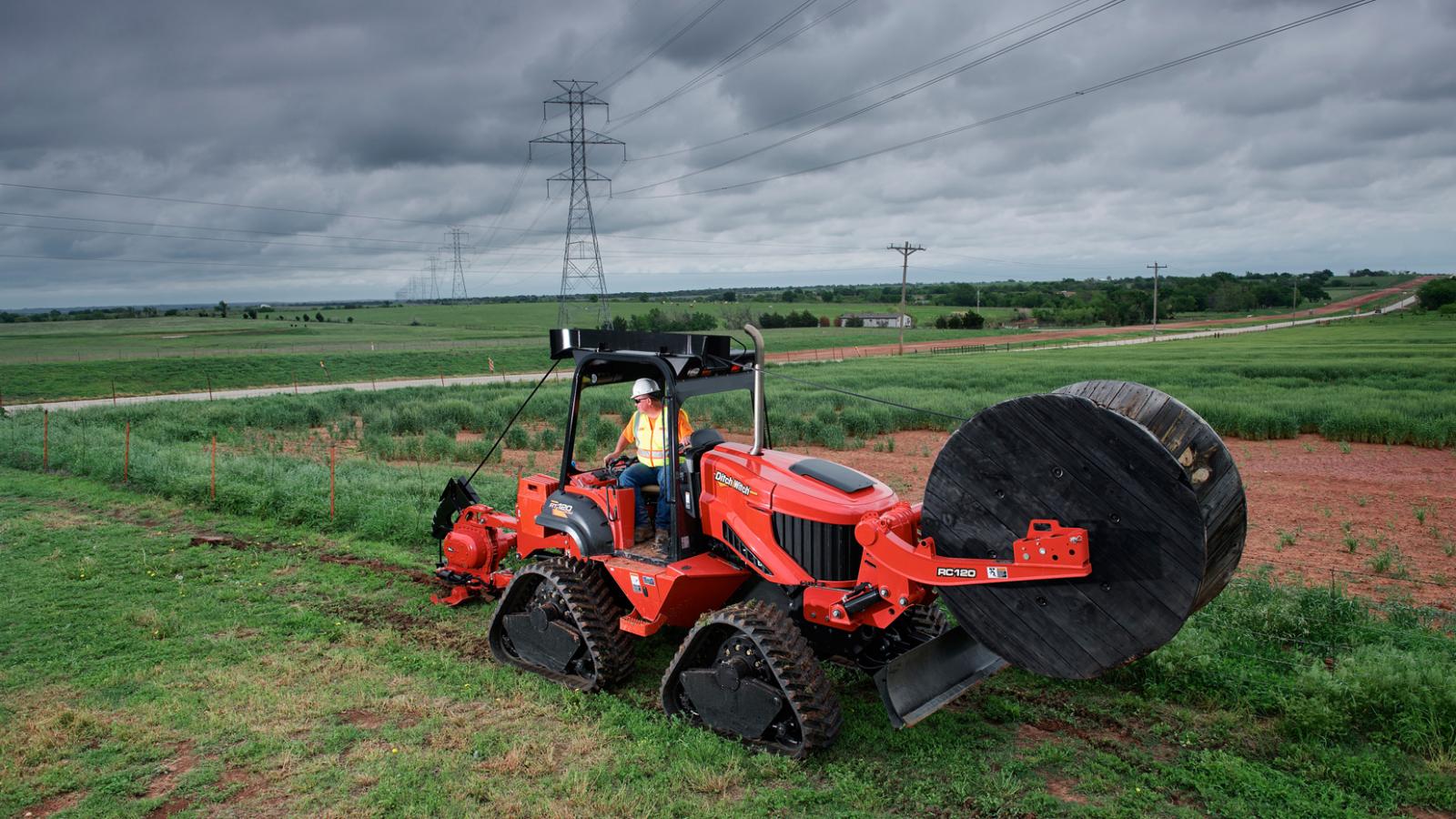 New Ditch Witch RT120 Quad RideOn Trencher Ditch Witch West Equipment