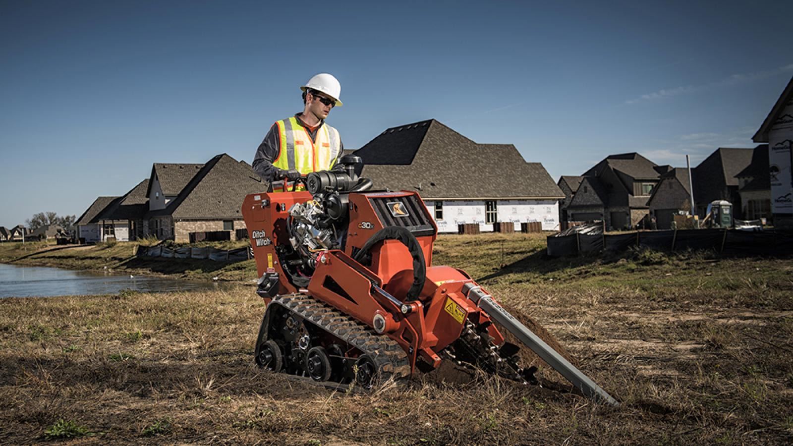 Ditch Witch C30X Walk-Behind Trencher