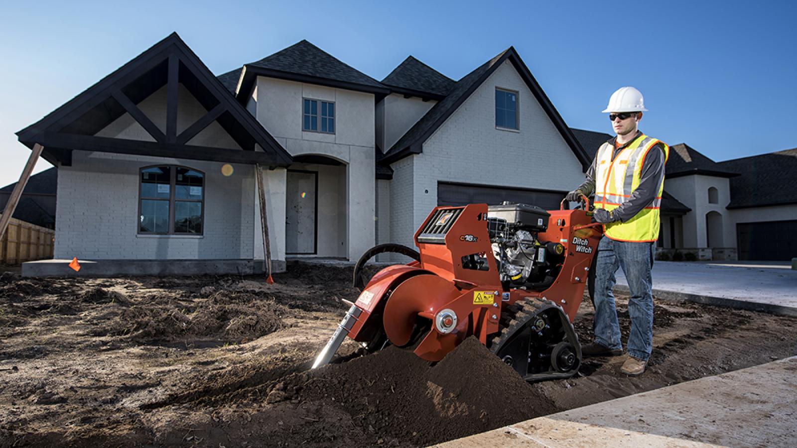 New Ditch Witch C16X WalkBehind Trencher Ditch Witch West Equipment