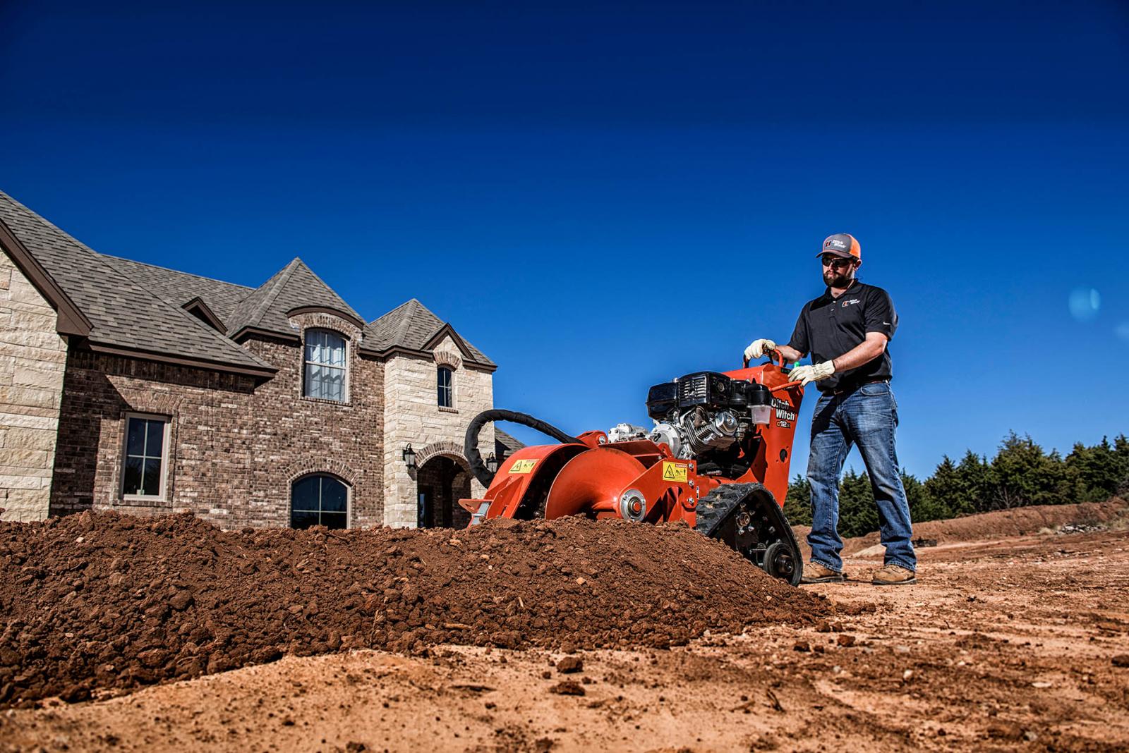 New Ditch Witch C12X Walk-Behind Trencher at Papé DitchWitch West
