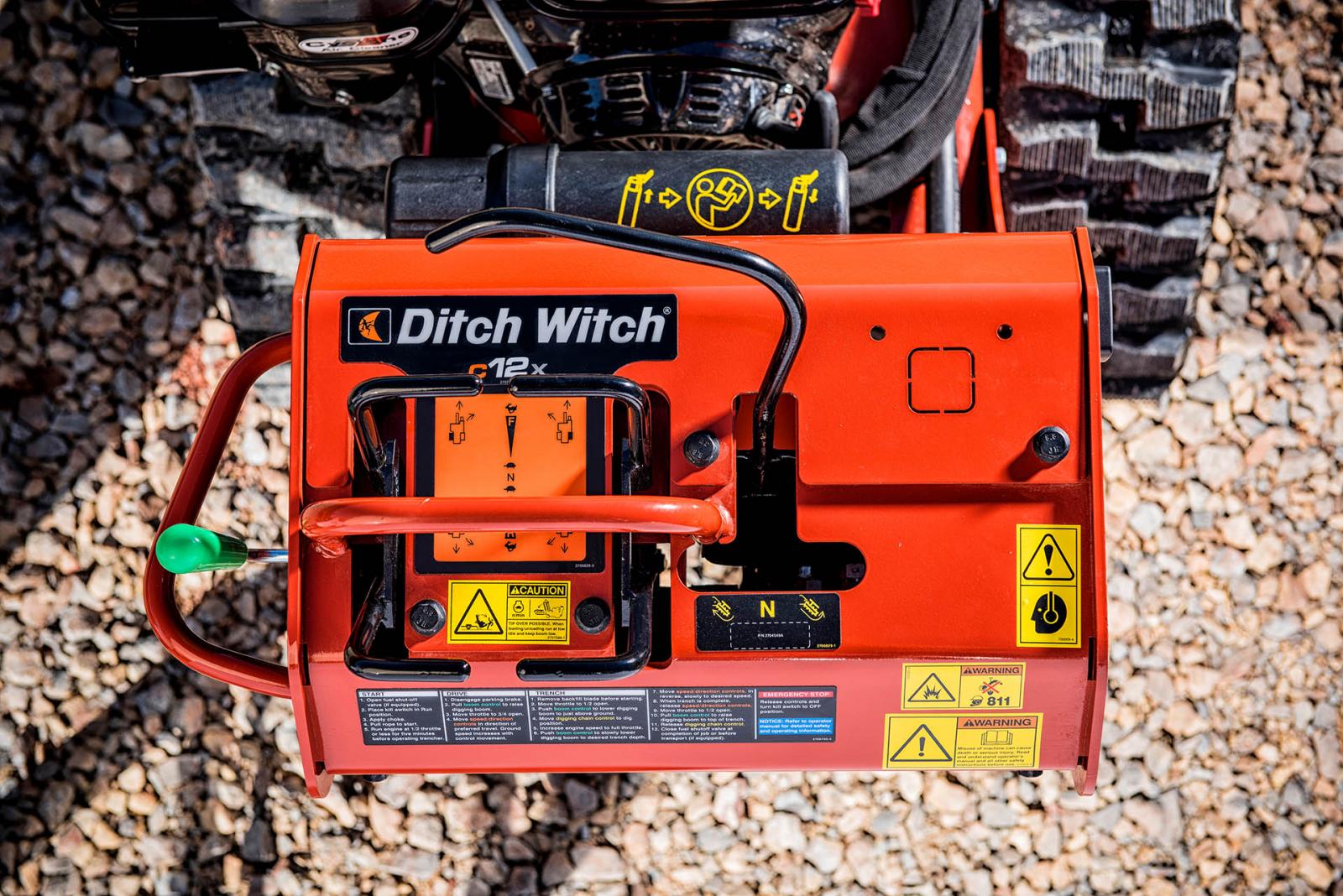 New Ditch Witch C12X Walk-Behind Trencher at Papé DitchWitch West
