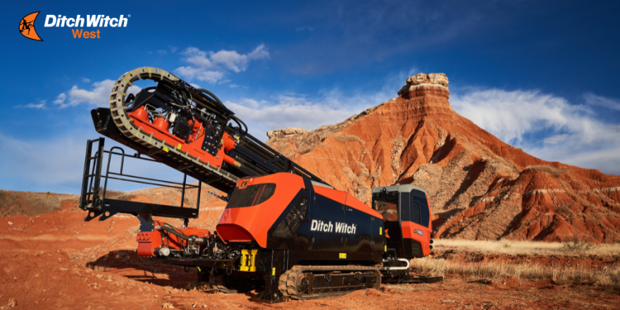 Directional drill at Ditch Witch West
