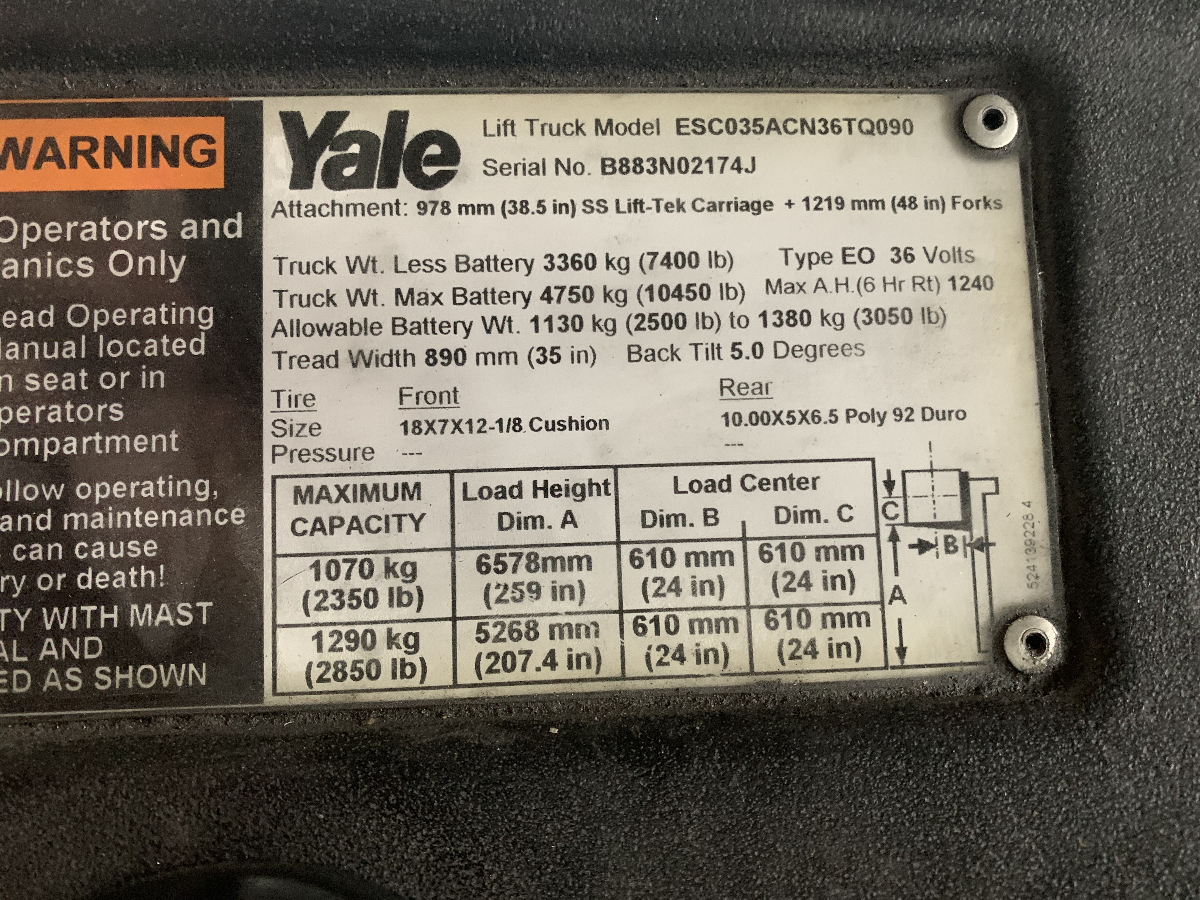 2011 Yale ESC035