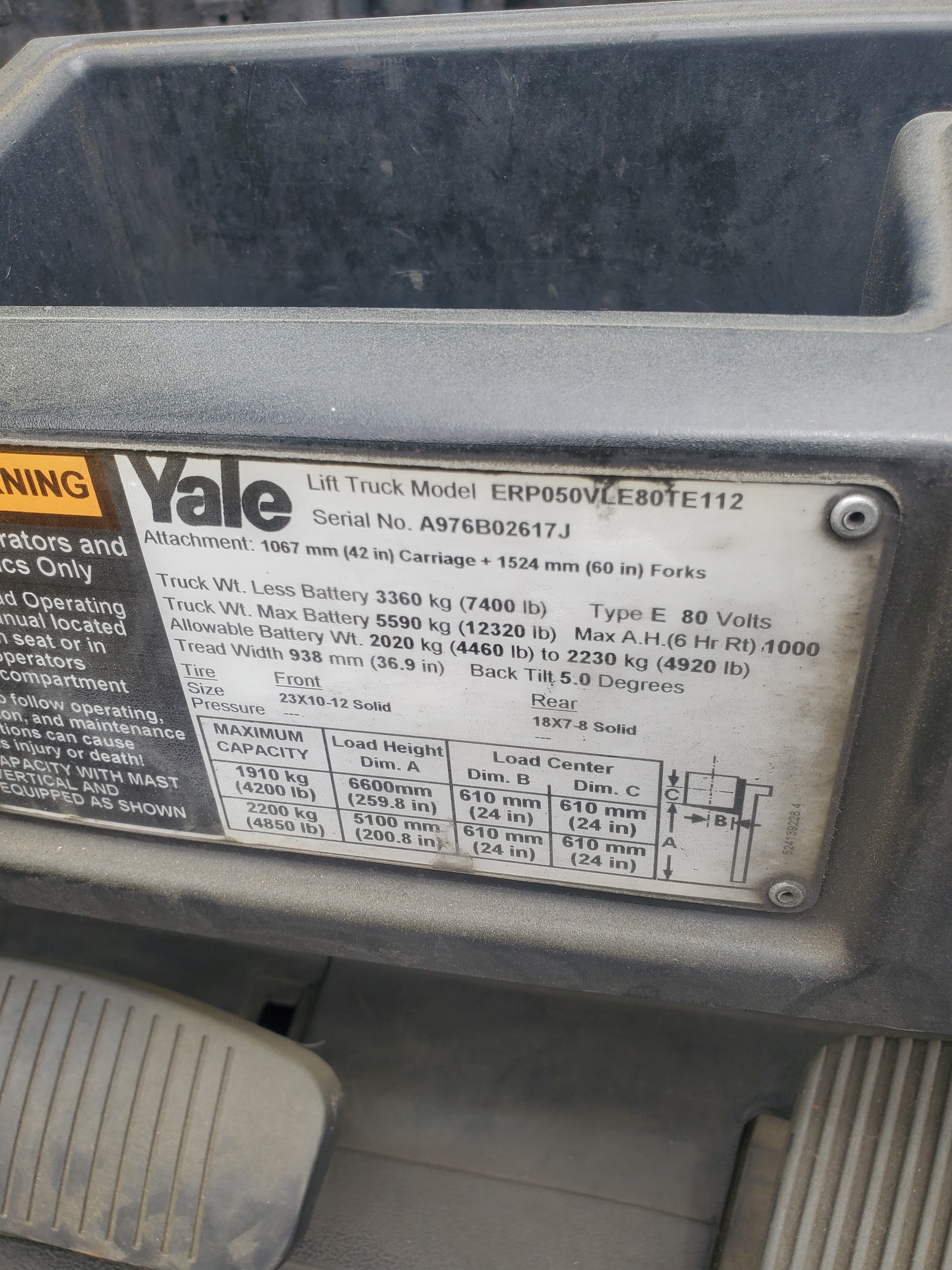 2011 Yale® ERP050