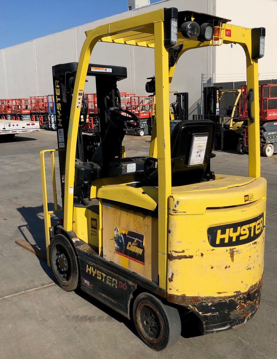 Hyster E50XN27 Forklift, Battery, Charger Specifications, 58 OFF