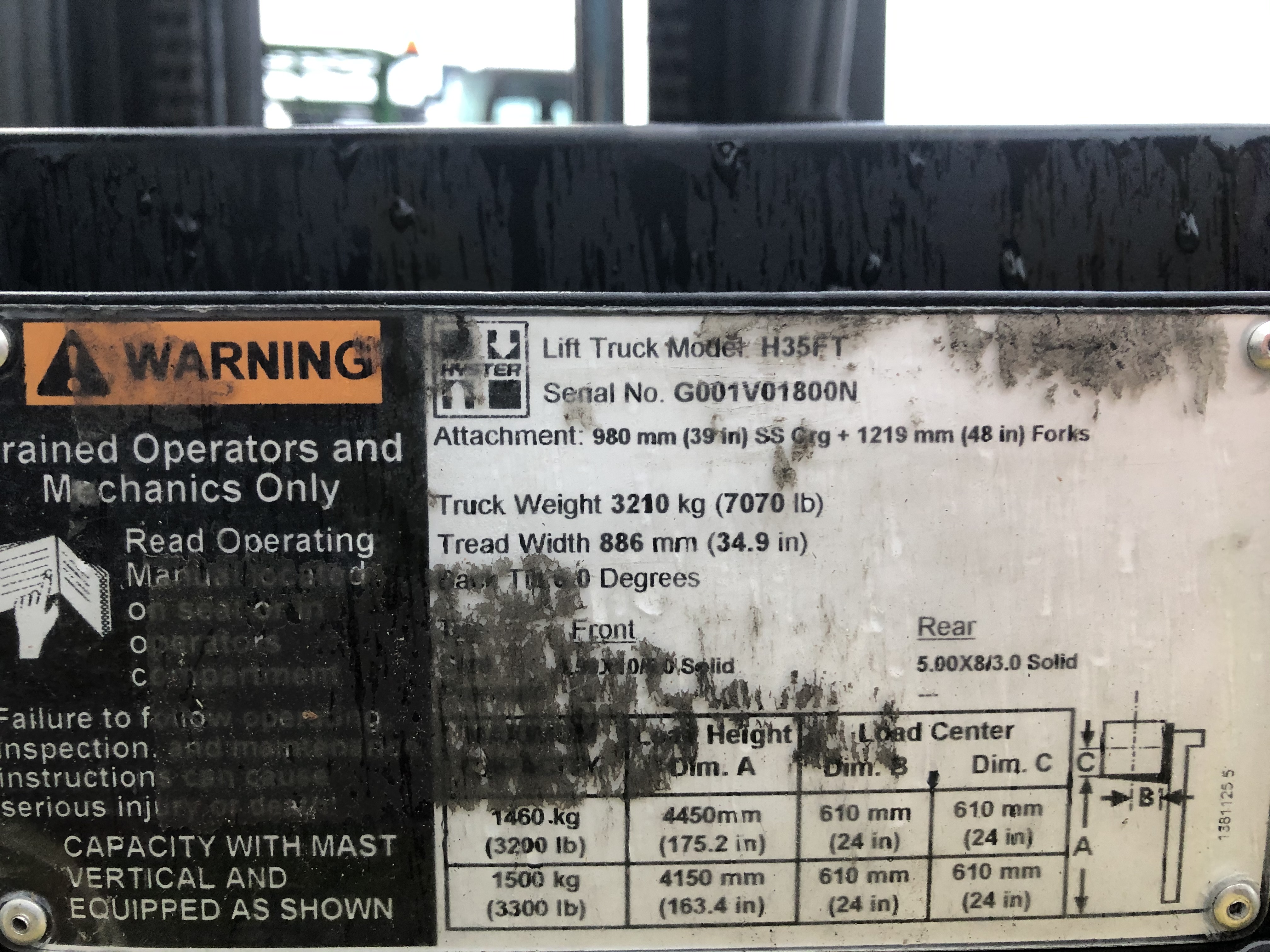2015 Hyster H35FT