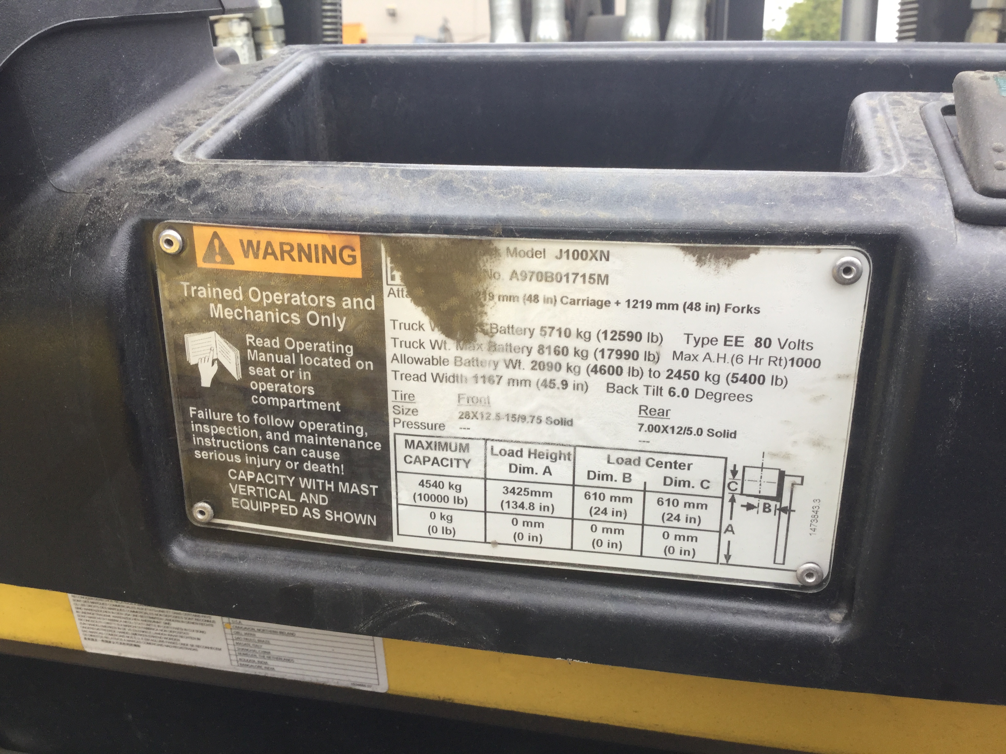 2014 Hyster J100XN
